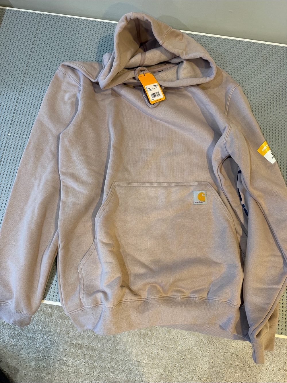 Carhartt Pullover Hoodie in Mauve-Taupe